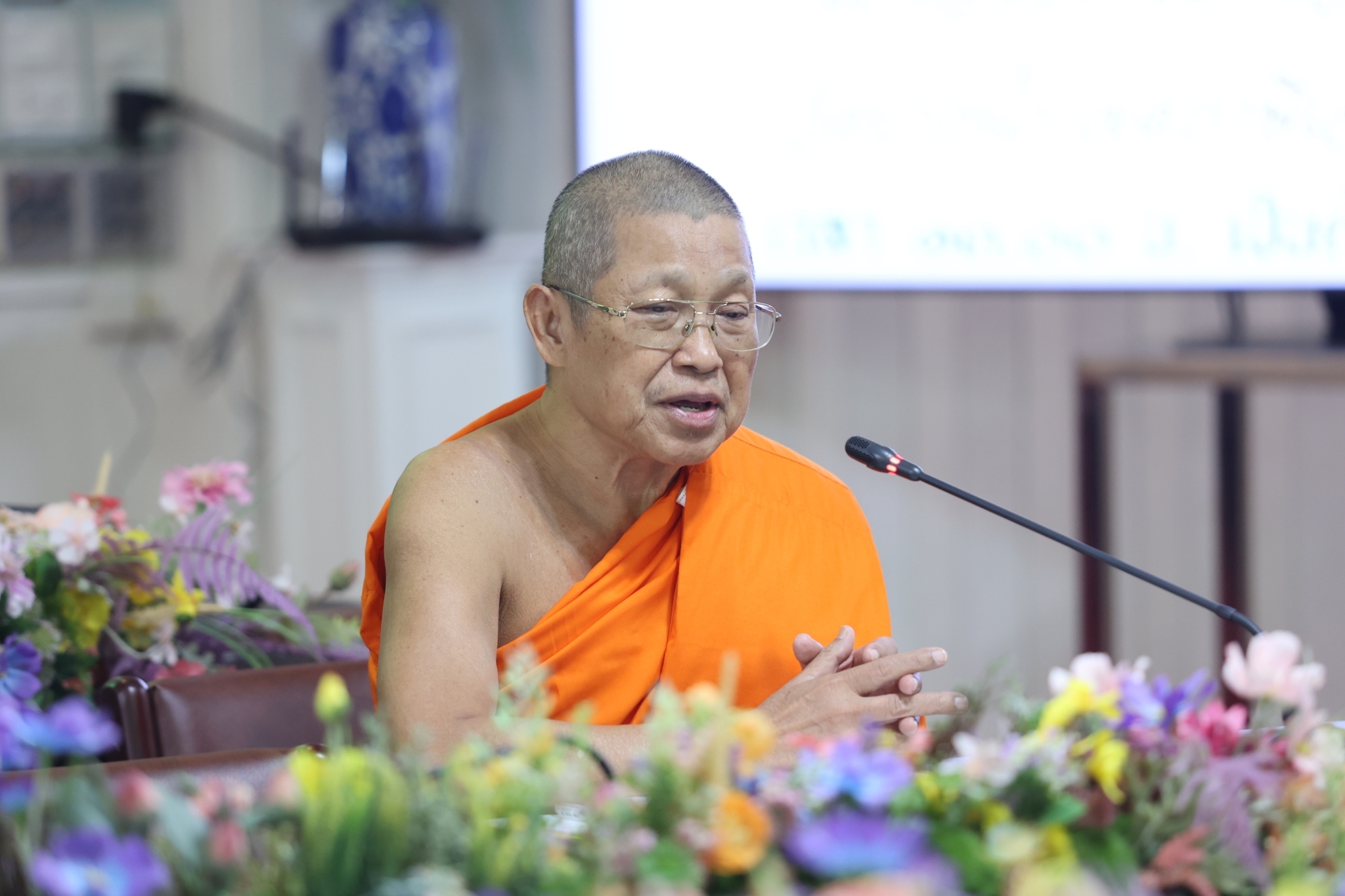 การปฐมนิเทศกรรมการผู้ตรวจข้อสอบประโยคบาลีสนามหลวง ผู้ได้รับการแต่งตั้งใหม่และเลื่อนชั้นตรวจ ประจำปี ๒๕๖๘